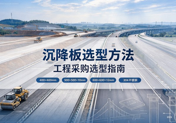 筠连沉降板选择方法